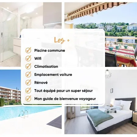 Apartamento 4 étoiles, Piscine, Parking, Wifi *
